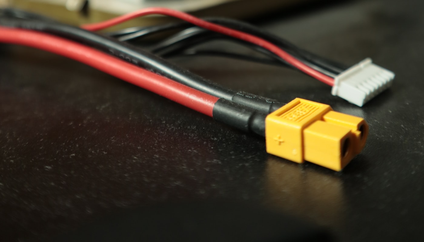 Automotive-style electrical connectors on a harness