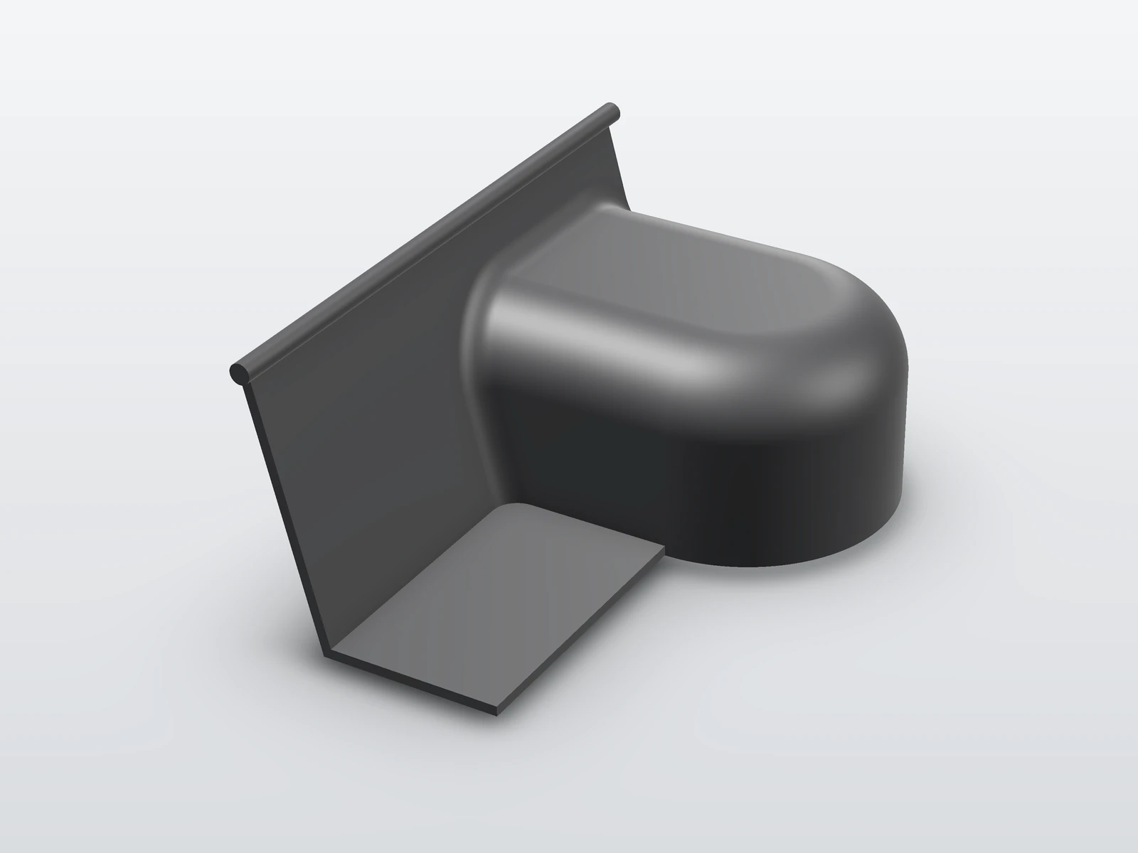 191853696 Front tow hook cover - reproduction by Replique Labs (view 2)