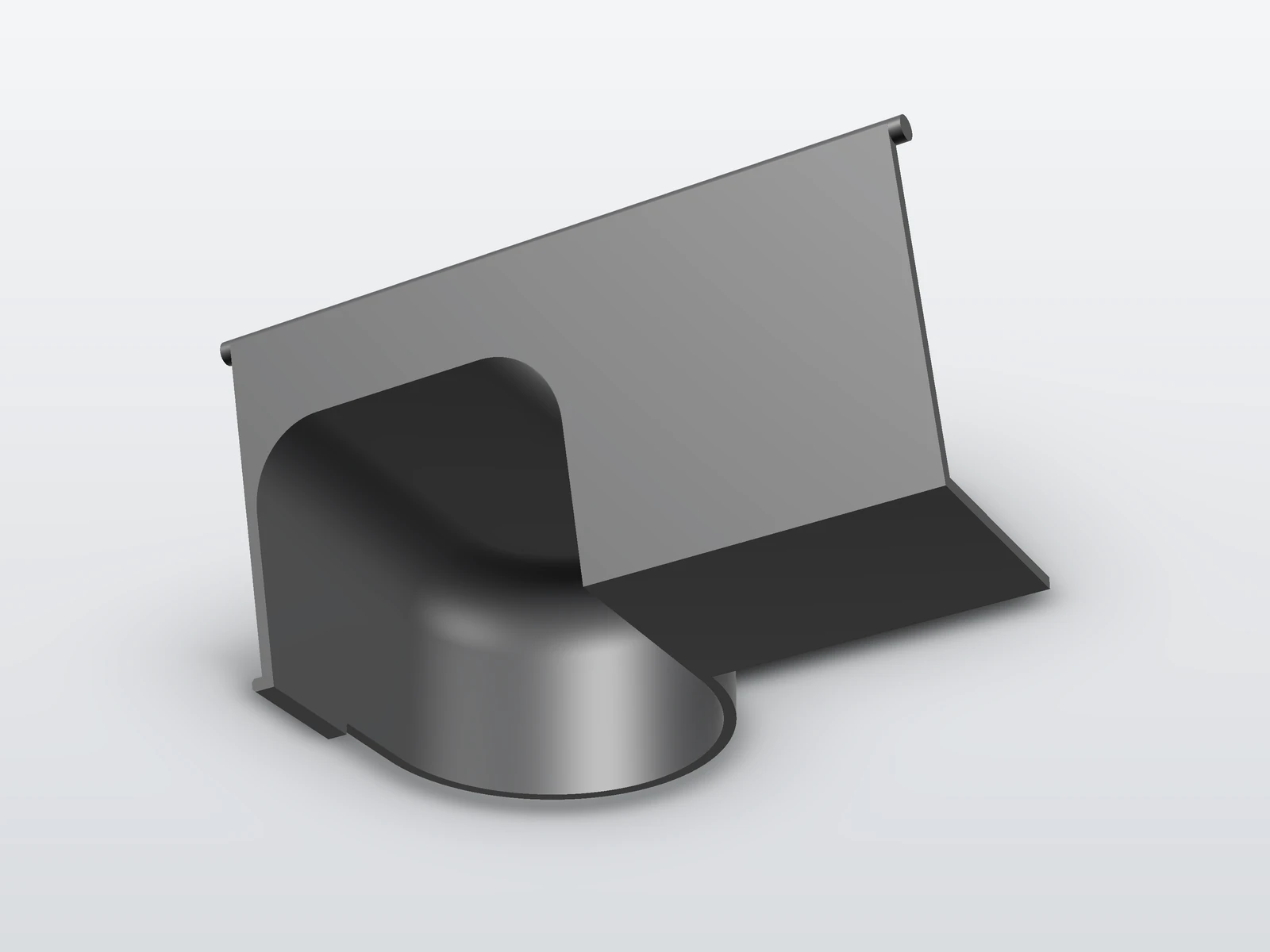 191853696 Front tow hook cover - reproduction by Replique Labs (view 3)